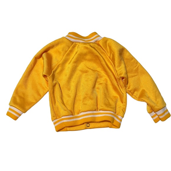 Vintage Snap Bomber Gold West Virginia "I'm A Little Mountaineer” Jacket - Picture 5 of 8